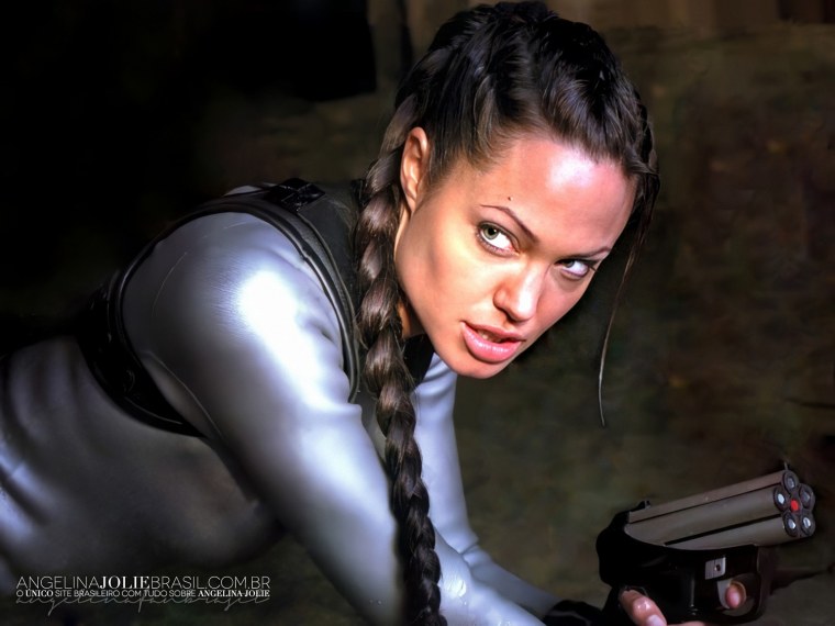 Анджелина Джоли Лара Крофт волосы