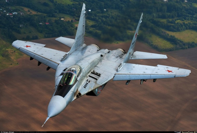 Миг 35 сверху