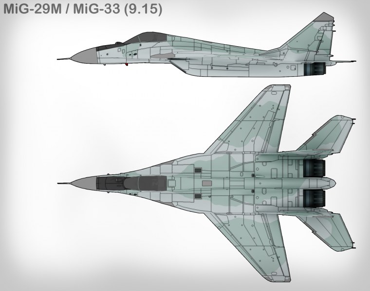 Тормозной щиток миг 29