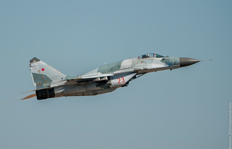 Миг 29 вид сверху