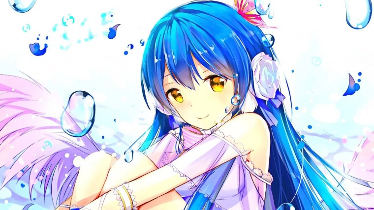 Аниме с синими волосами