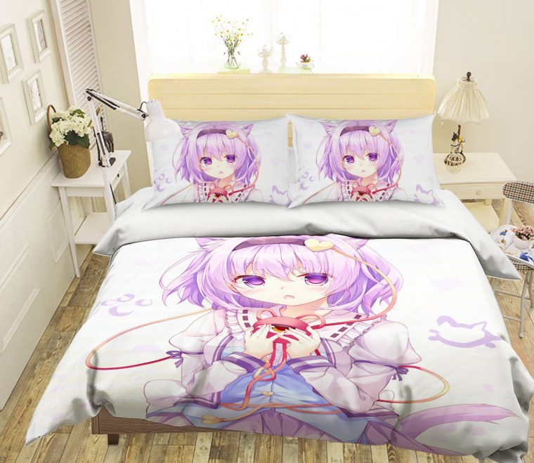 Аниме комната с кроватью