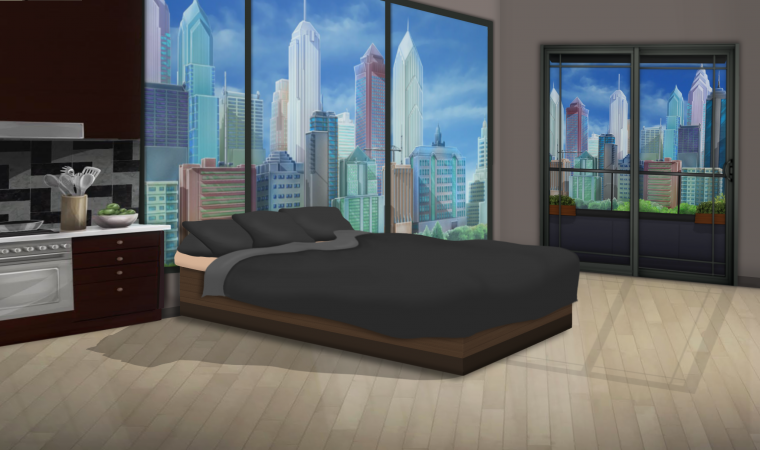 Аниме девушки на кровати