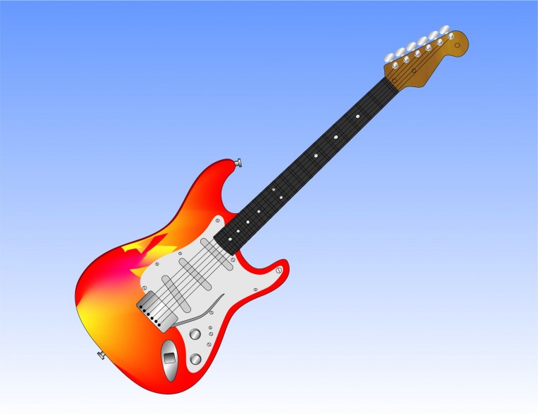 Электрогитара рисунок