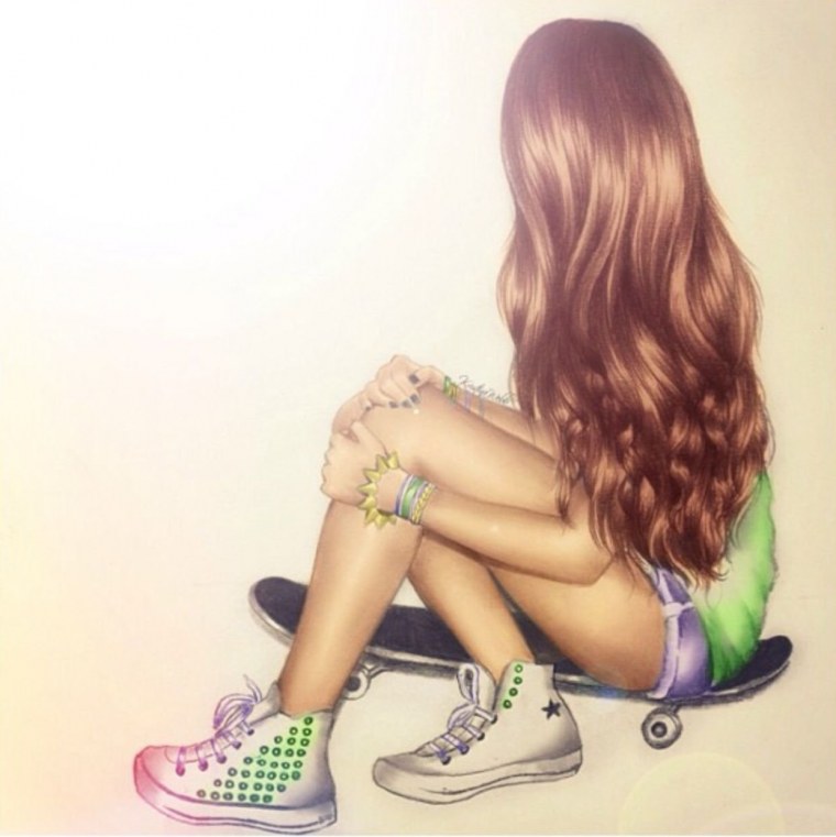 Красивые девушки мультяшные