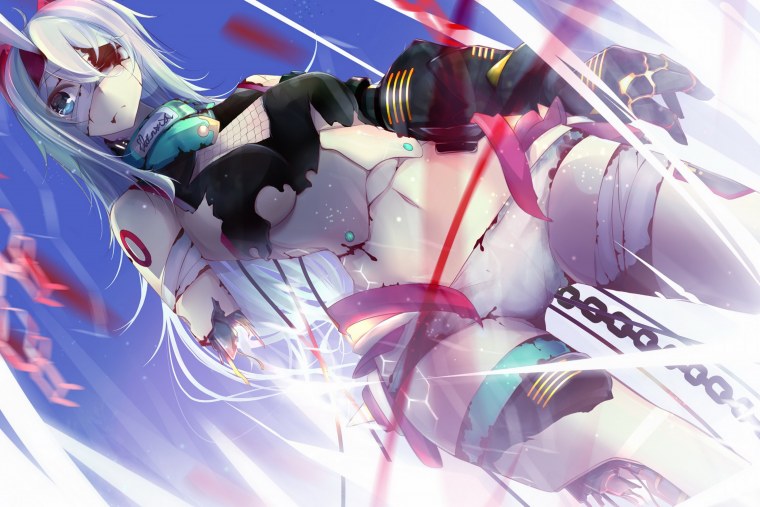 Аниме девушка андроид