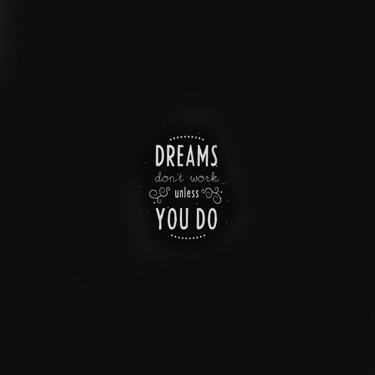 Надписи на черном фоне