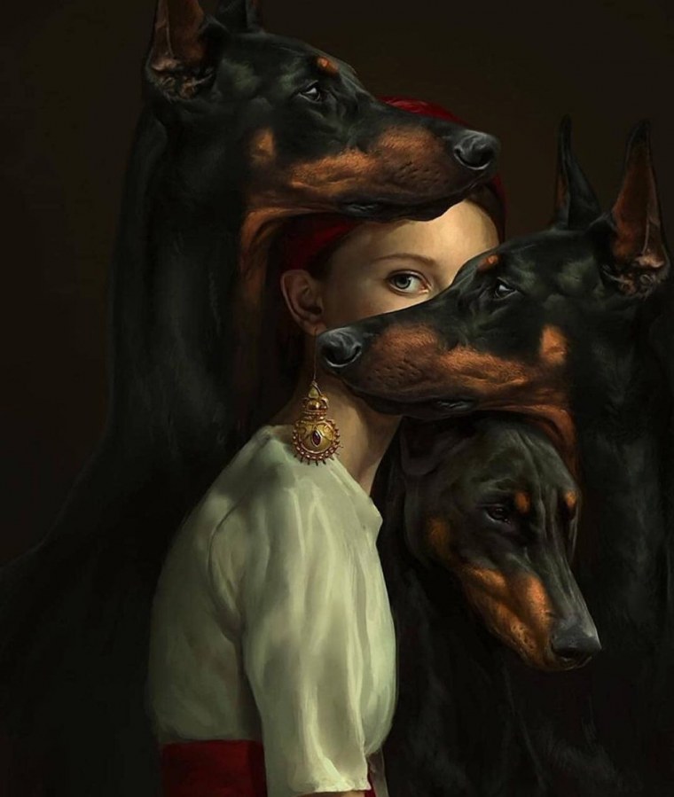 Доберман Анубис