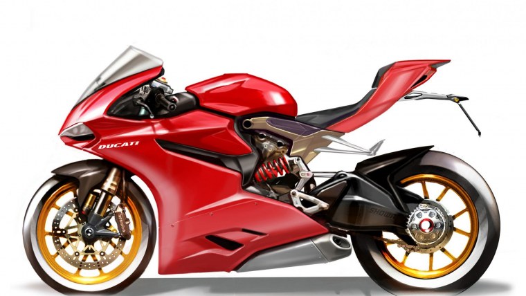 Арт мотоцикл Дукати