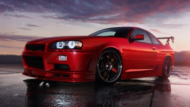 Nissan Skyline GTR r34 Red