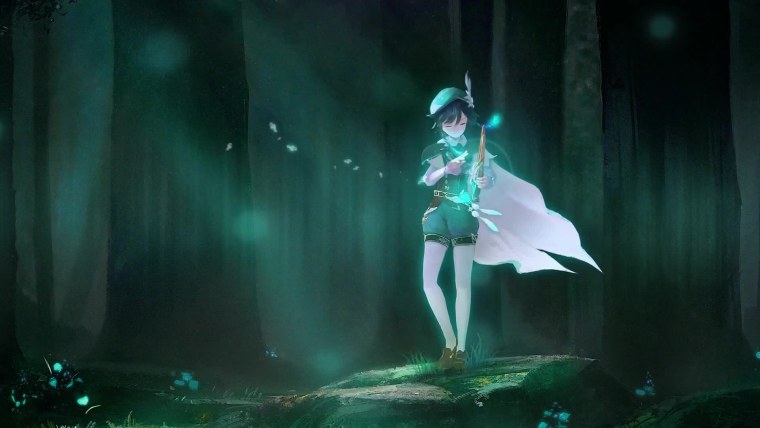 Венти Genshin Impact арт