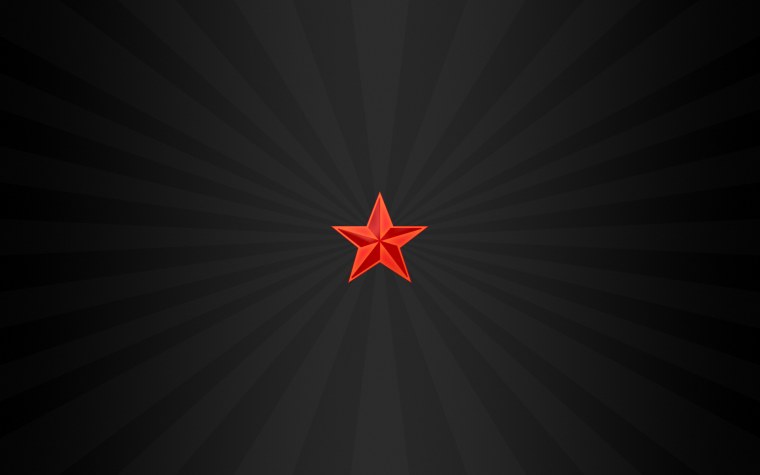 Красная звезда обои