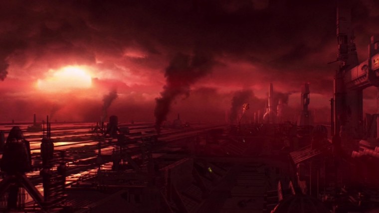 Горящая деревня