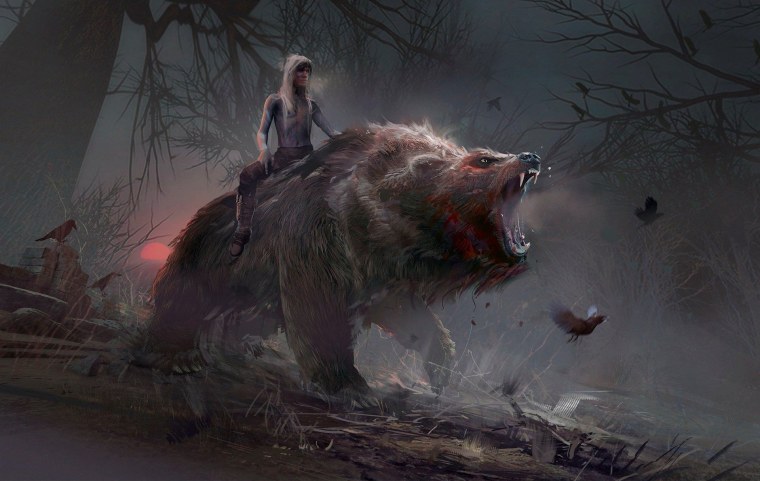 Медведь фэнтези арт