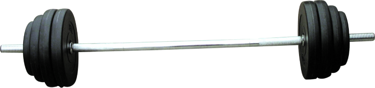 Штанга на прозрачном фоне