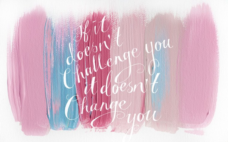 Надпись на фоне цветов