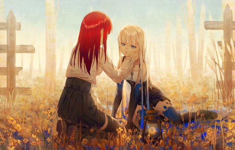 Фон аниме девушки