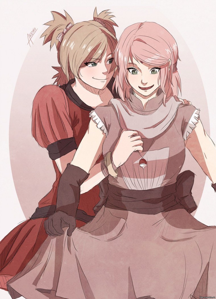 Сакура ино и Хината