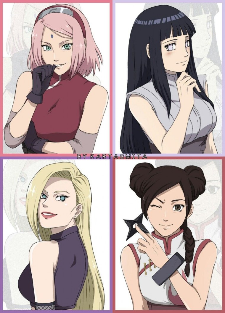 Темари и Тен Тен шип