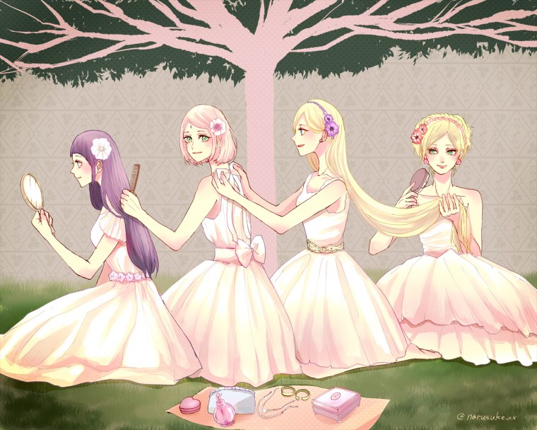 Сакура ино Хината Темари