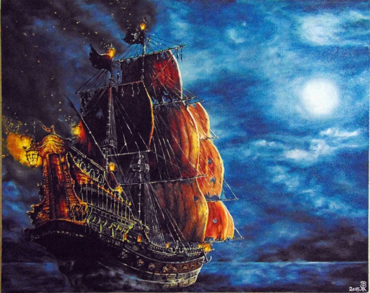 Месть королевы Анны корабль пираты Карибского моря