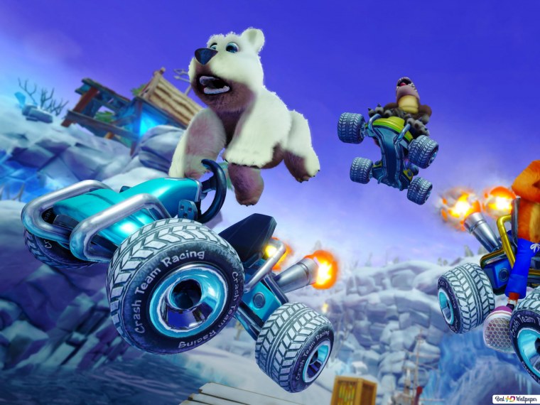 Crash Bandicoot гонки