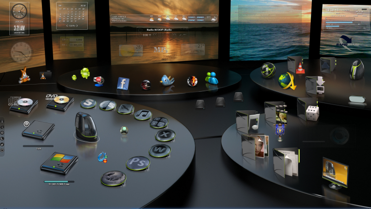 Креативное оформление рабочего стола