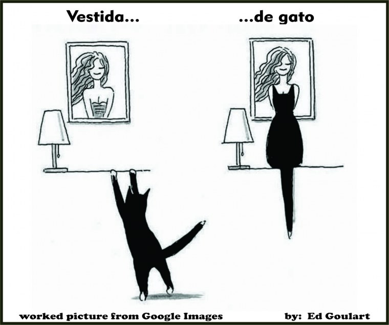 Девушка в платье прикол