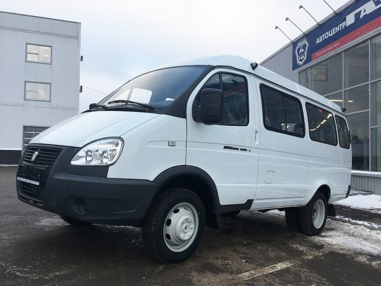 Машина белая Газель