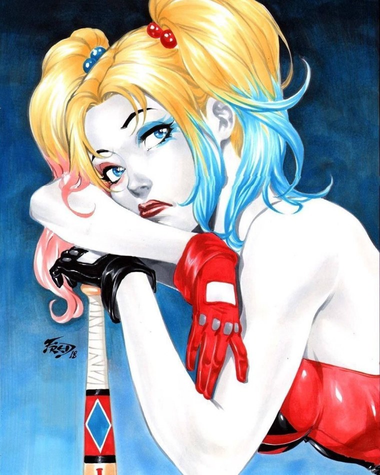Carlos Braga Harley Quinn арт