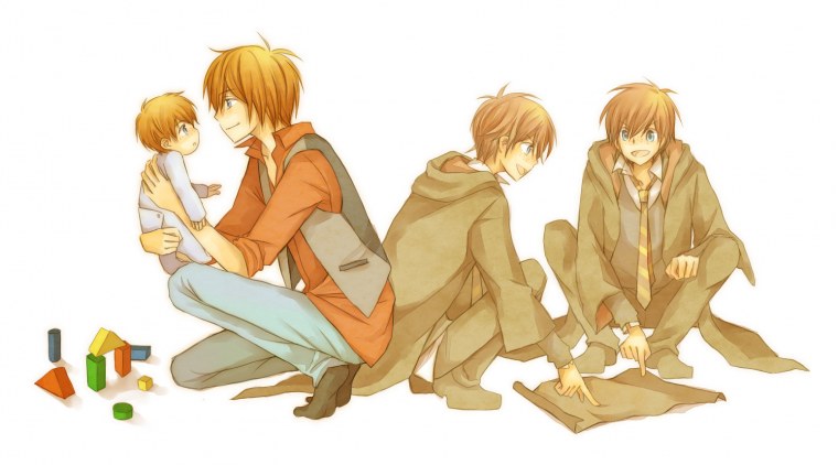 Братья Уизли Фред и Джордж арты