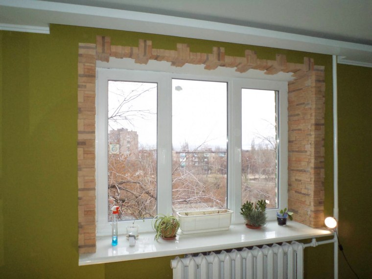 Пластиковые окна внутри