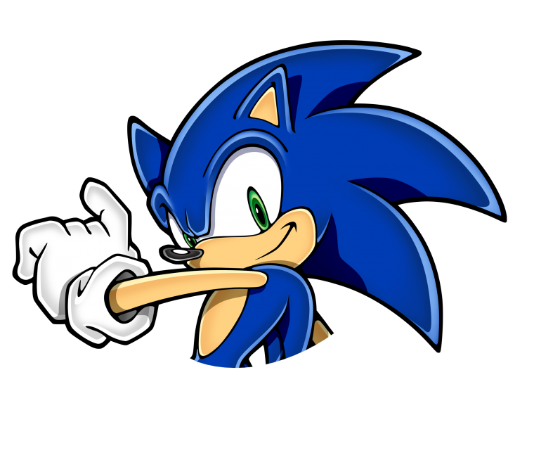 Соник бежит