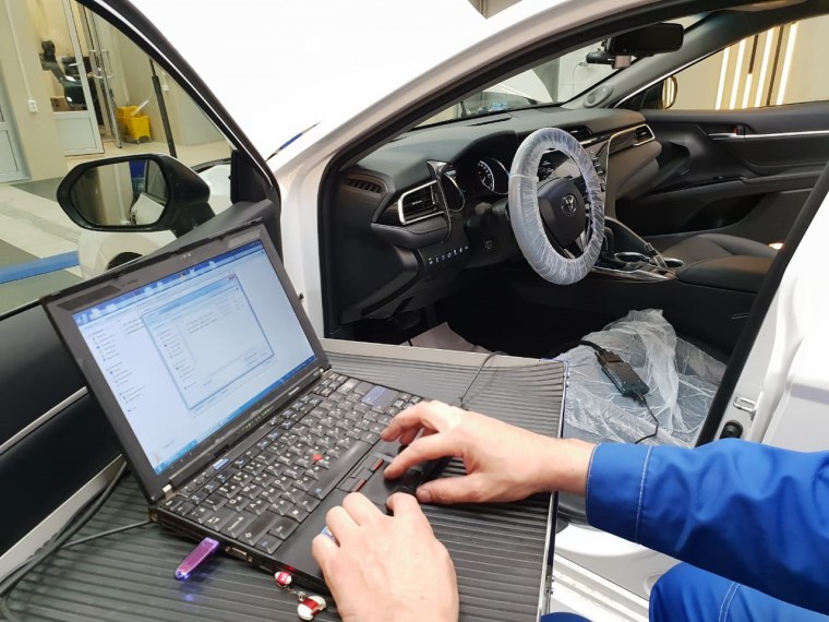 Тойота 3 5 Камри на чипе