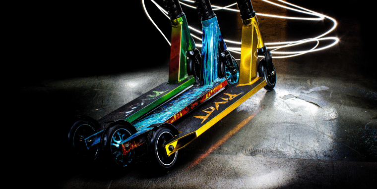 Пивот на самокате