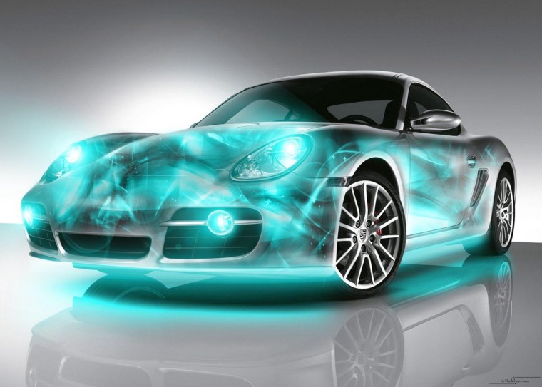 Неоновая машина