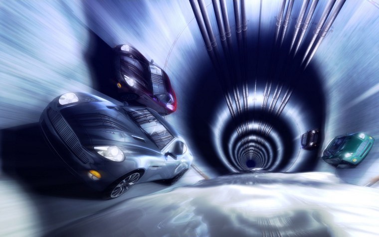 Неоновая машина