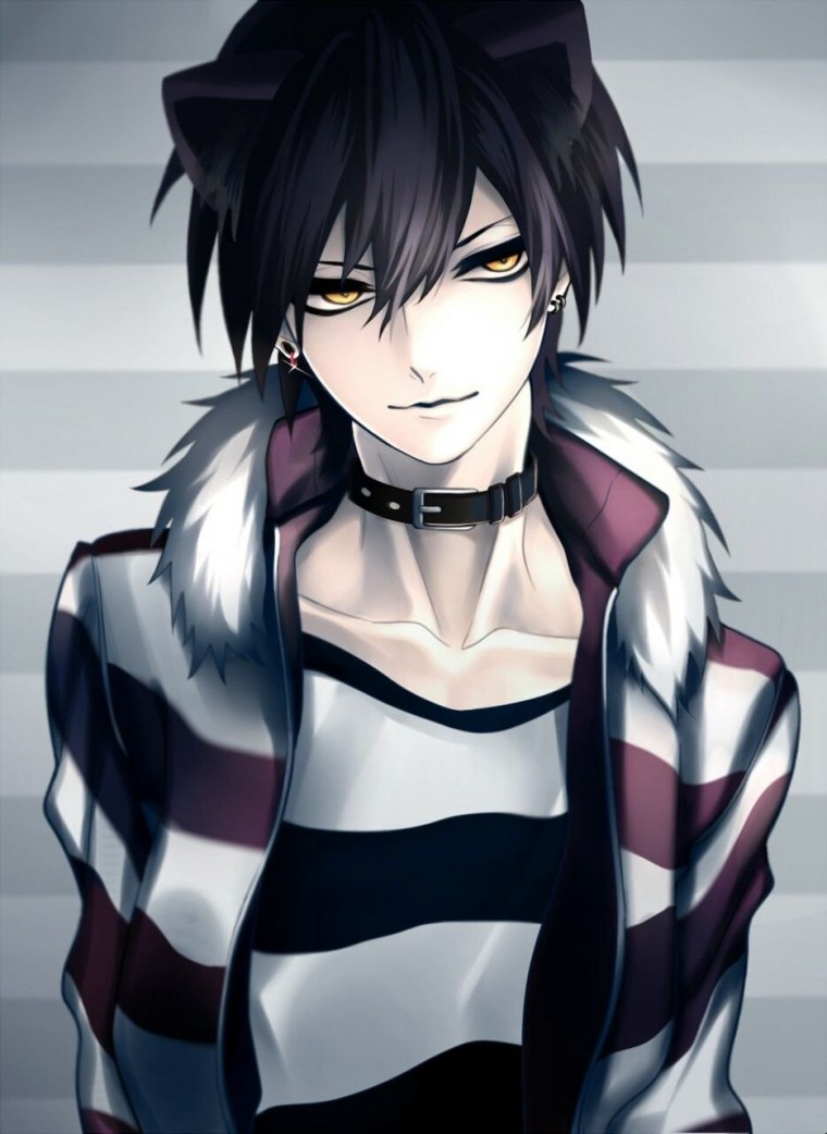 Кун с черными волосами