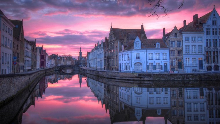 Мосты в Брюгге Бельгия