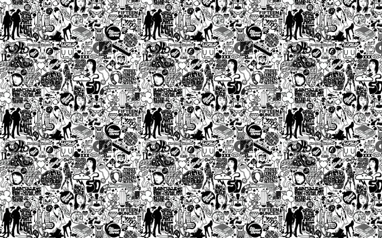 Классный черно белый фон