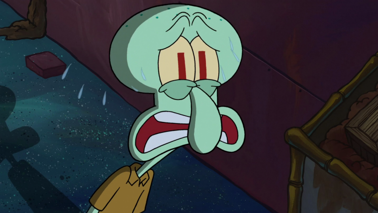 Сквидвард грустный