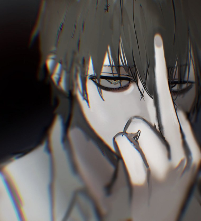 Аниме парни грусть