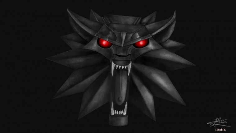 Witcher 3 медальон 4к