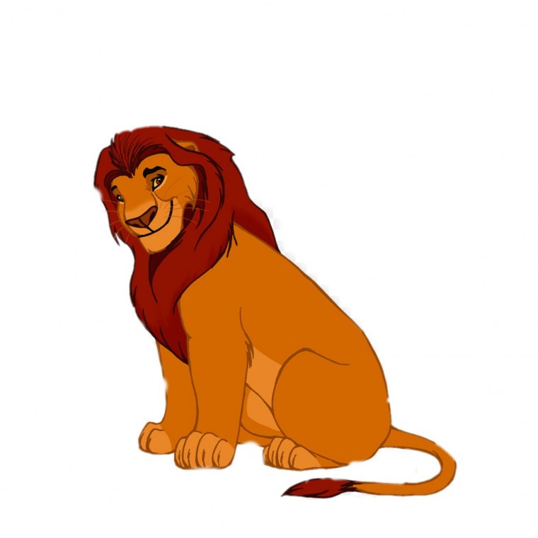 Лев рисунок