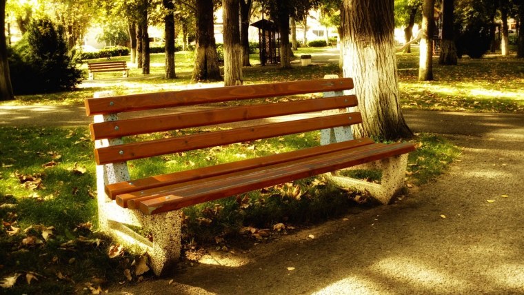 Лавочка Япония парк