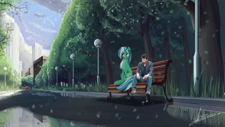 Аниме обои природа