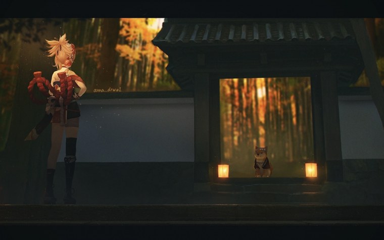 Еимия Геншин арт