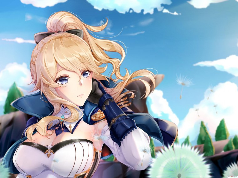 Шеньхе Геншин Импакт новогодний арт