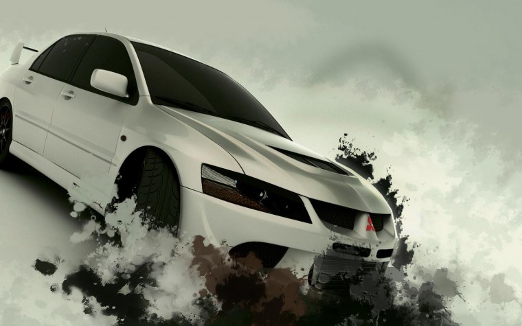 Mitsubishi Lancer Evolution 9 4k