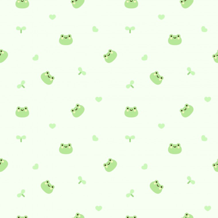 Фон лягушки милый